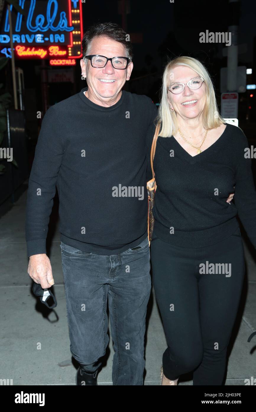 Celebrities out and about in Los Angeles, California Featuring Anson