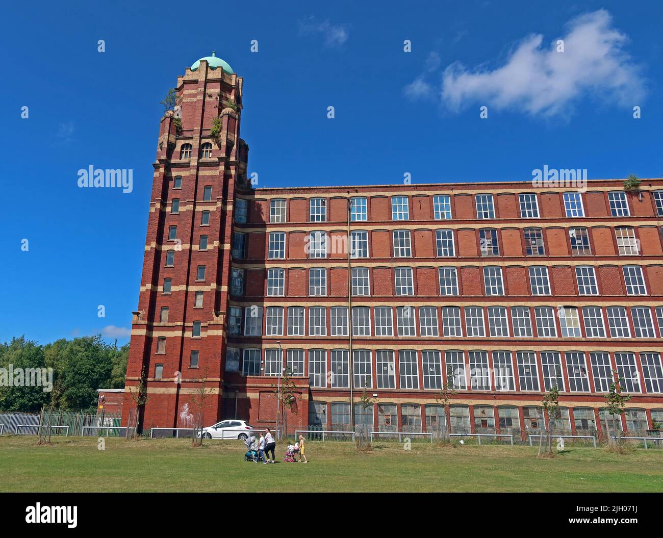 Butts Mill 1905, Atherton, Leigh, built by Stott and Sons, Lancashire, England, UK, WN7 3AD Stock Photo