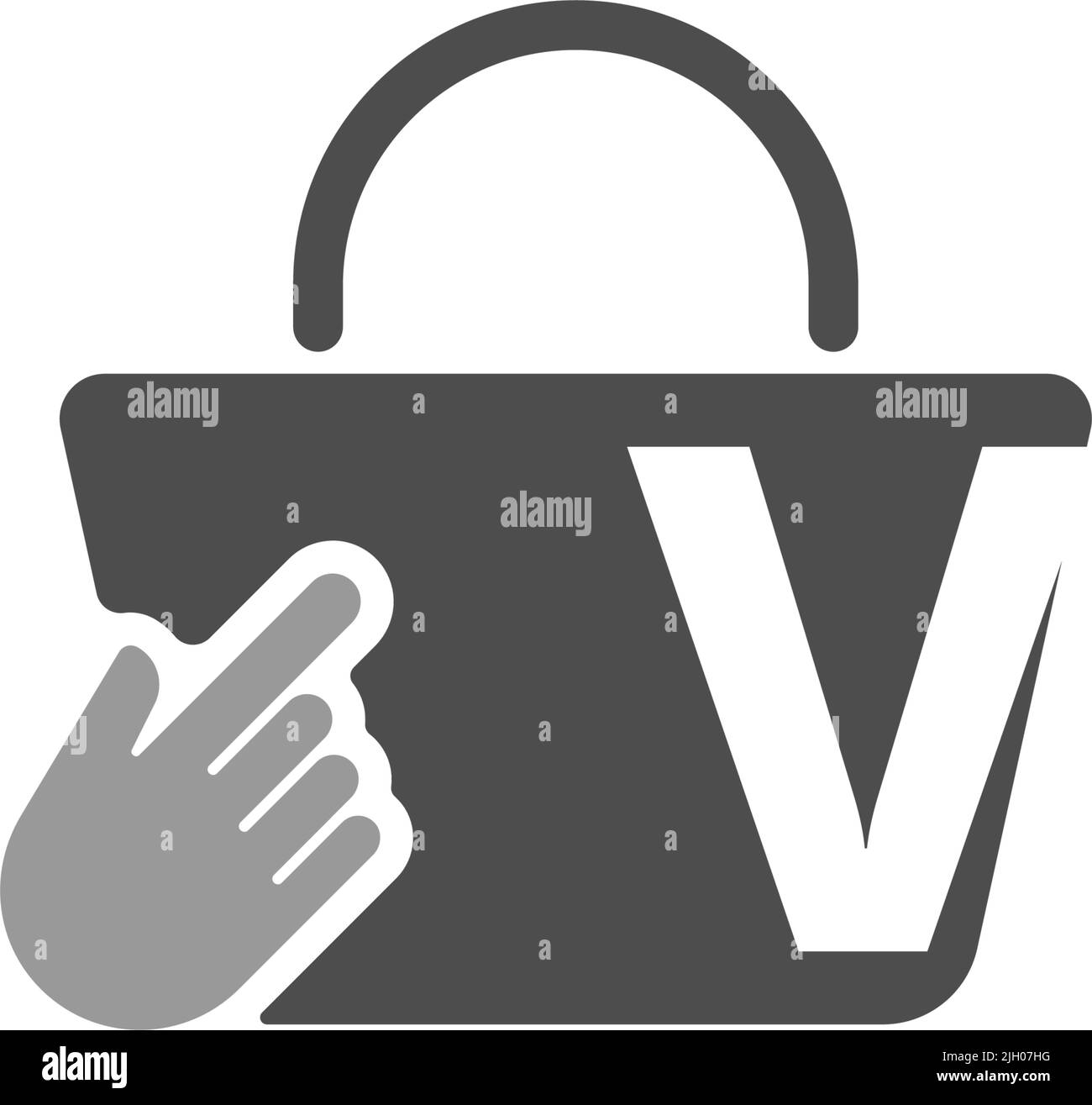 Letter v logo Black and White Stock Photos & Images - Alamy