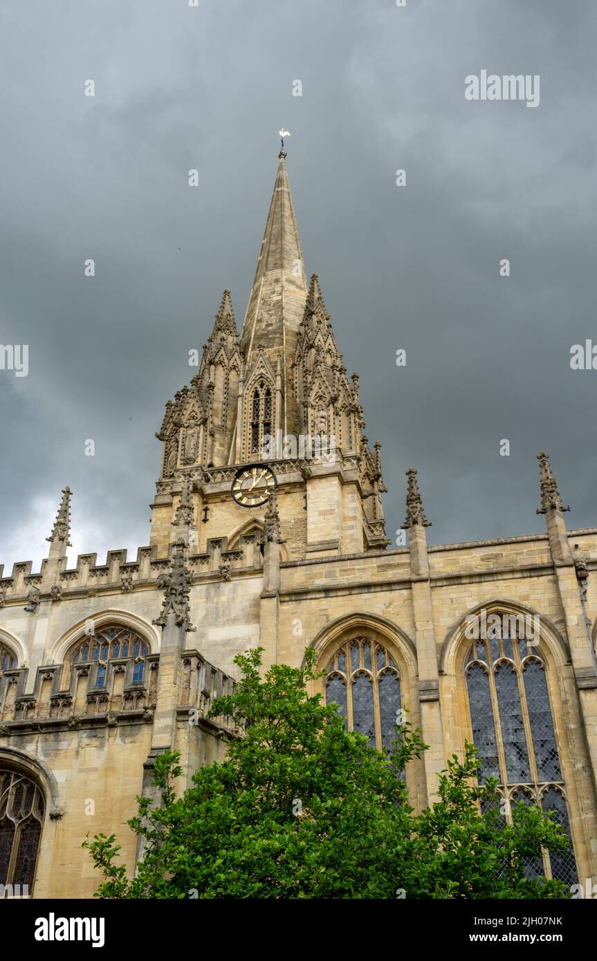 University Church of St Mary the Virgin, Oxford, UK 2022 Stock Photo