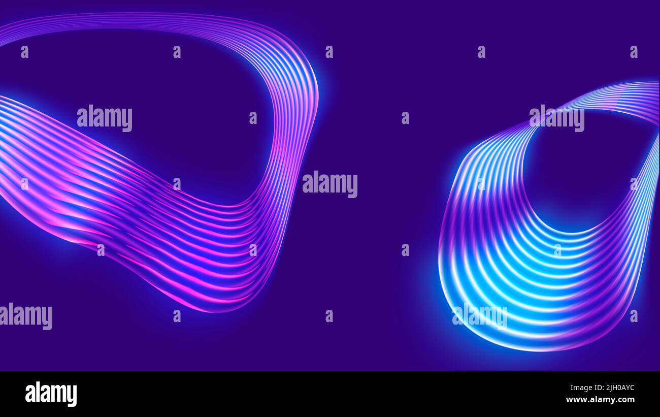 Abstract gradient purple background with glowing lines Stock Photo - Alamy