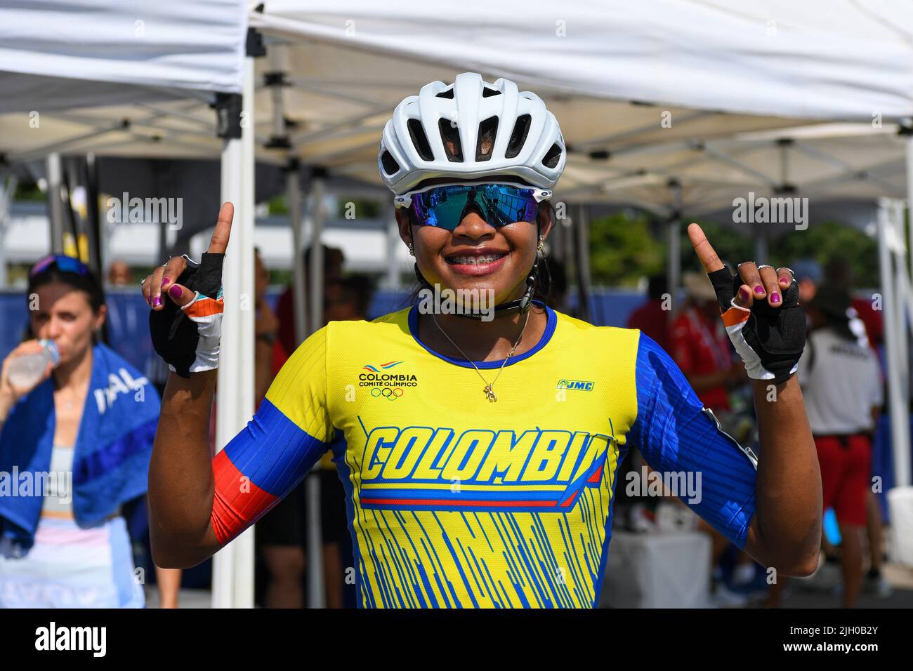 Birmingham, AL, USA. 08th July, 2022. Geiny Carmela PAJARO of Colombia ...