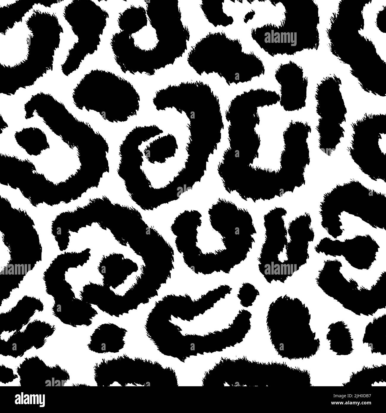 Leopard skin artwork imitation print. Vector seamless pattern Stock ...