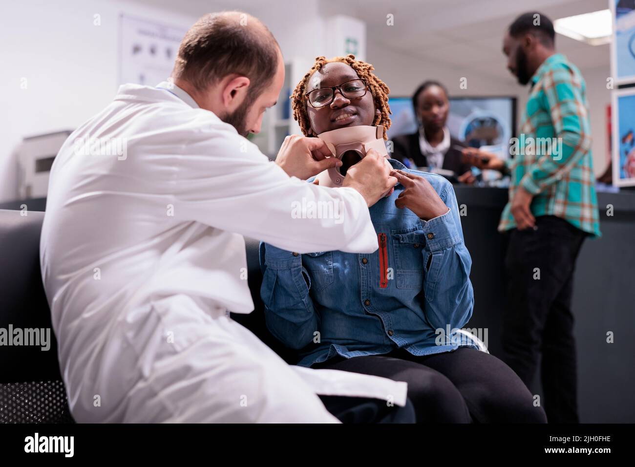 Neck Brace In Hospital