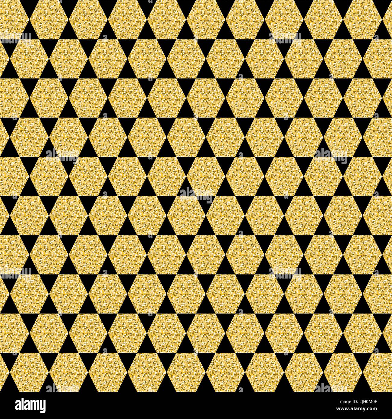 Gold triangle pattern wallpaper hi-res stock photography and images - Alamy