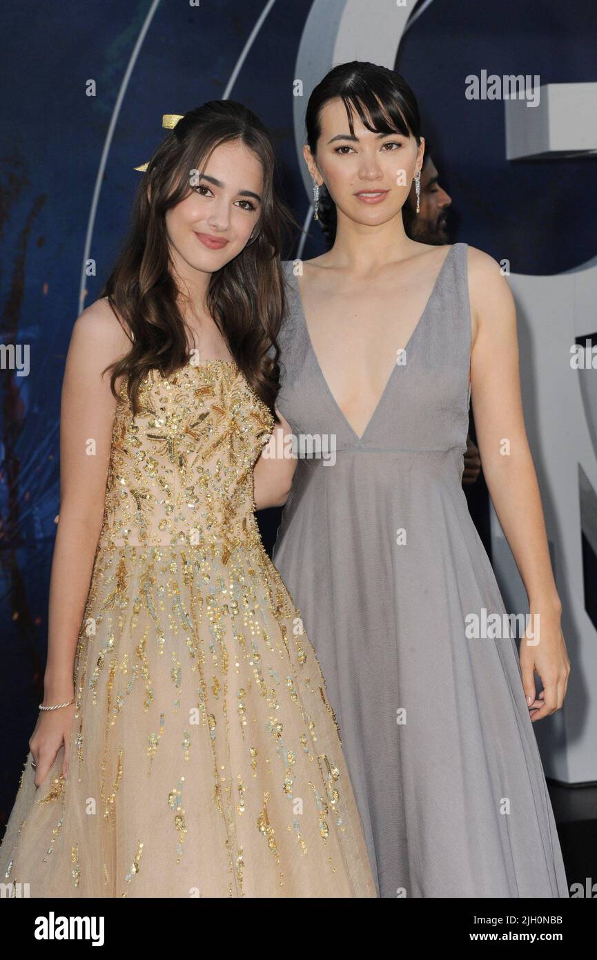 Los Angeles, CA. 13th July, 2022. Julia Butters, Jessica Henwick at