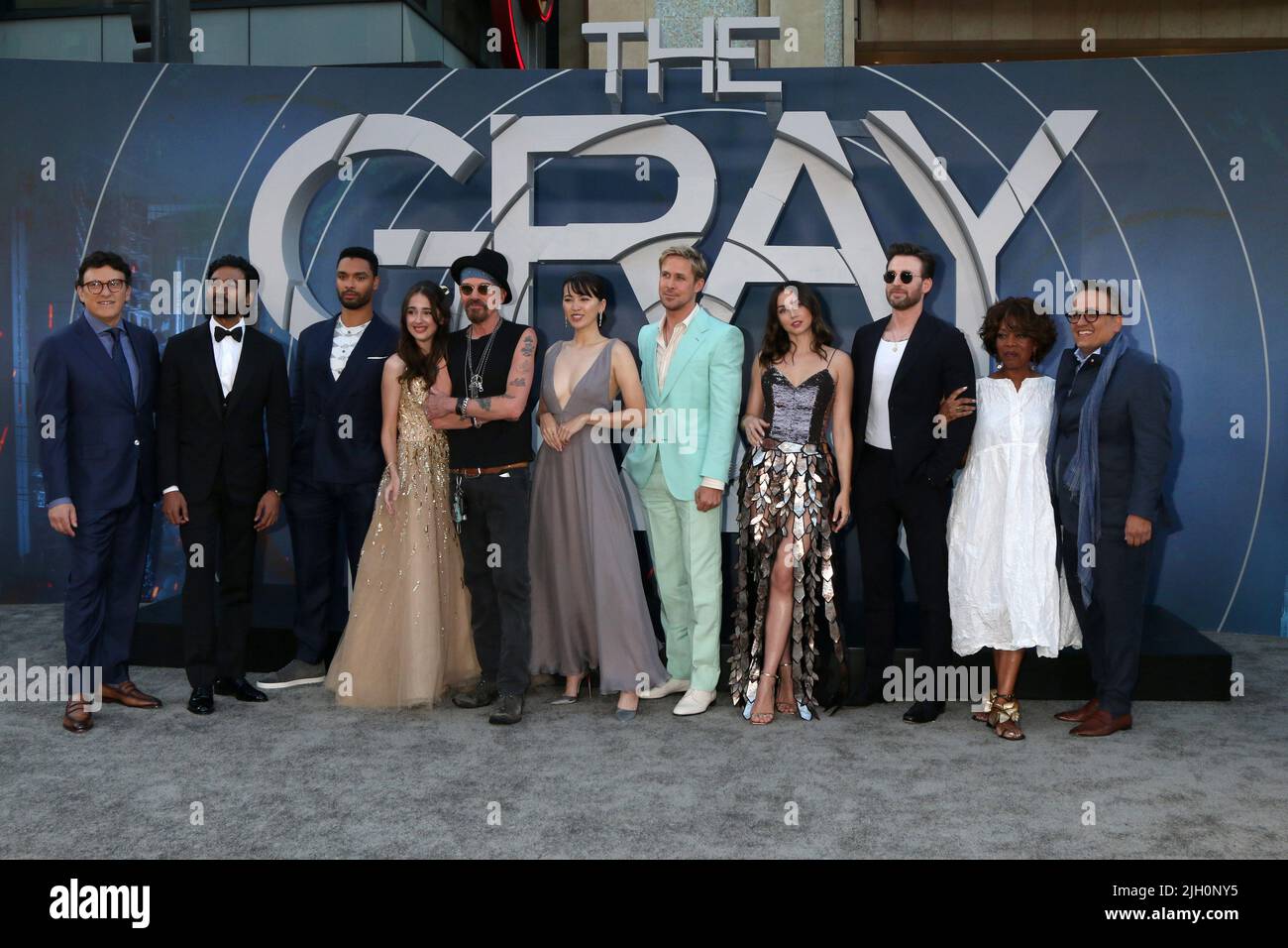 LOS ANGELES JUL 13 Joseph Russo, Dhanush, RegéJean Page, Julia