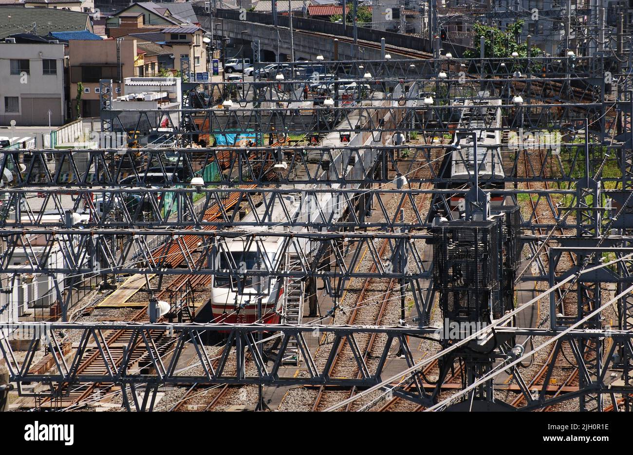 bullet-train-in-tokyo-japan-stock-photo-alamy