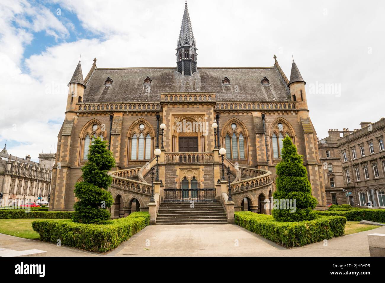 The McManus: Dundee's Art Gallery and Museum, was designed by George Gilbert Scott. Stock Photo