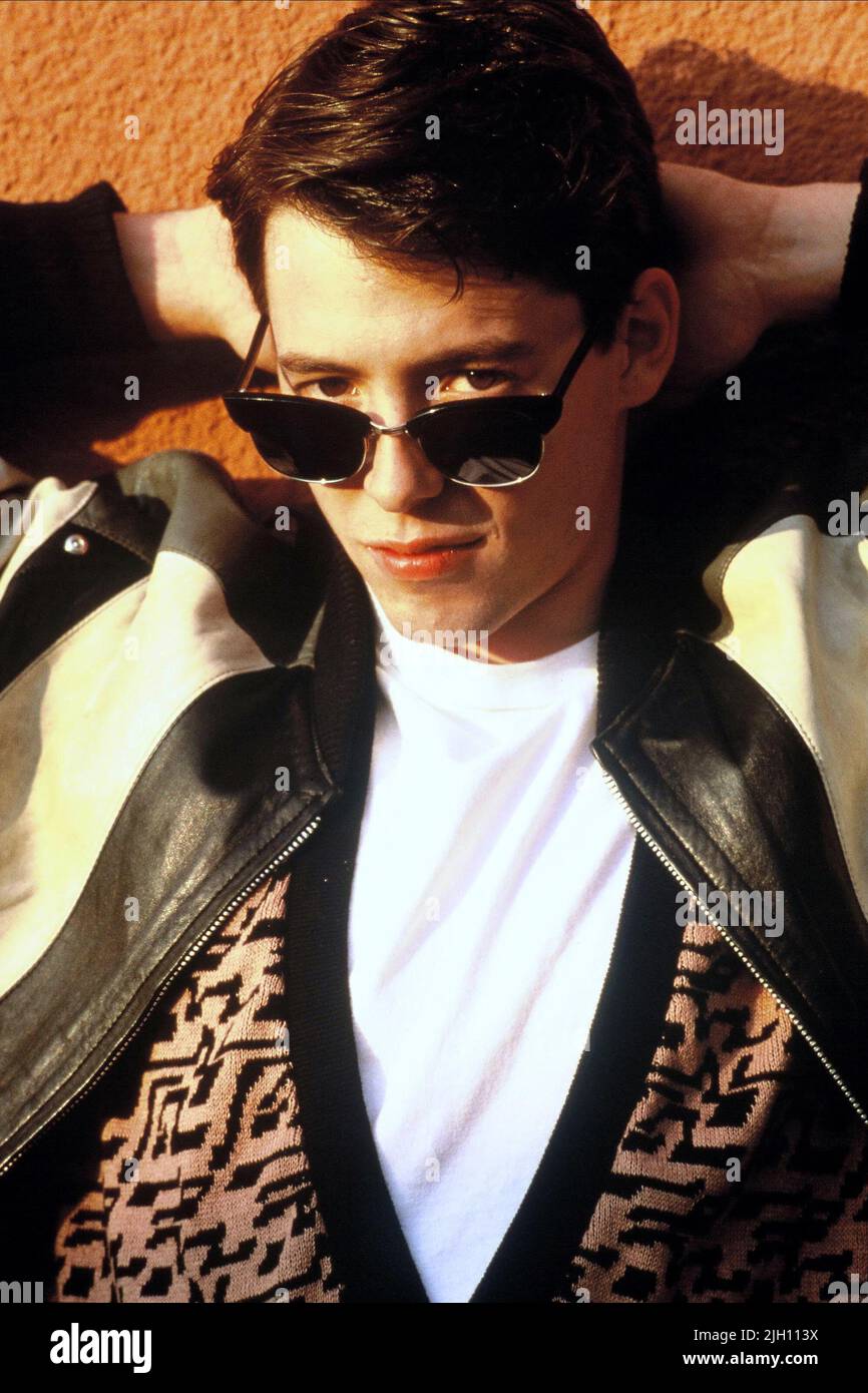 MATTHEW BRODERICK, FERRIS BUELLER'S DAY OFF, 1986 Stock Photo