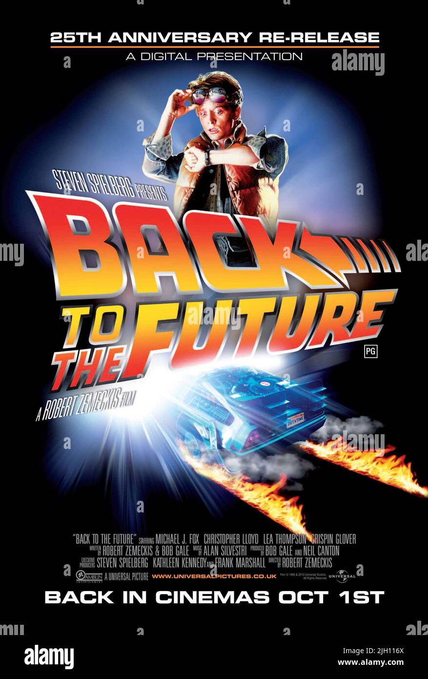 Back to the future (1985) poster hi-res stock photography and images - Alamy