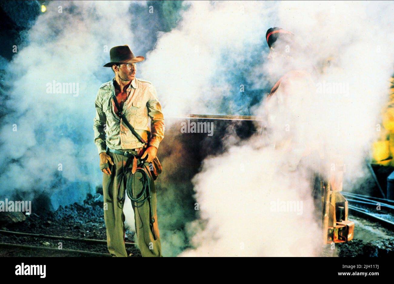 HARRISON FORD, INDIANA JONES AND THE TEMPLE OF DOOM, 1984 Stock Photo