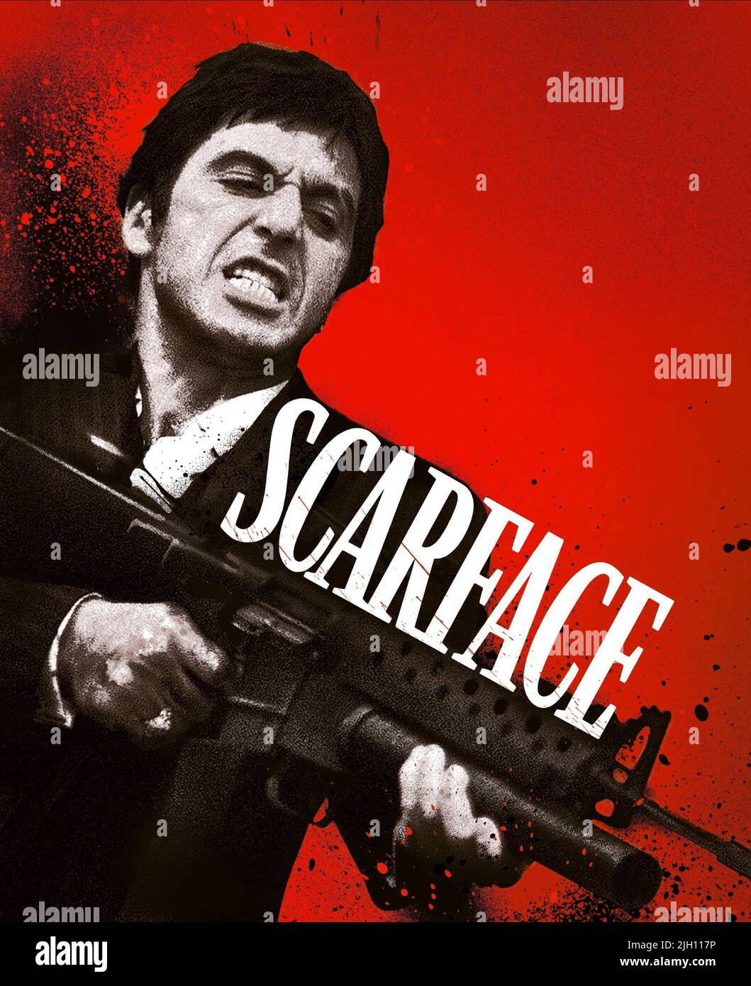 AL PACINO POSTER, SCARFACE, 1983 Stock Photo