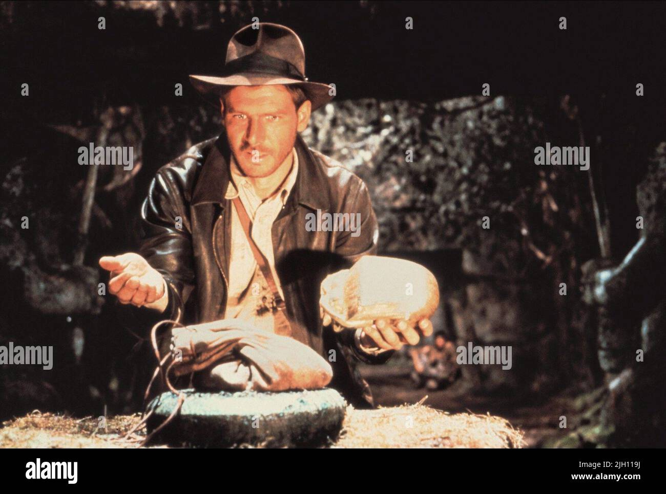 HARRISON FORD, RAIDERS OF THE LOST ARK, 1981 Stock Photo