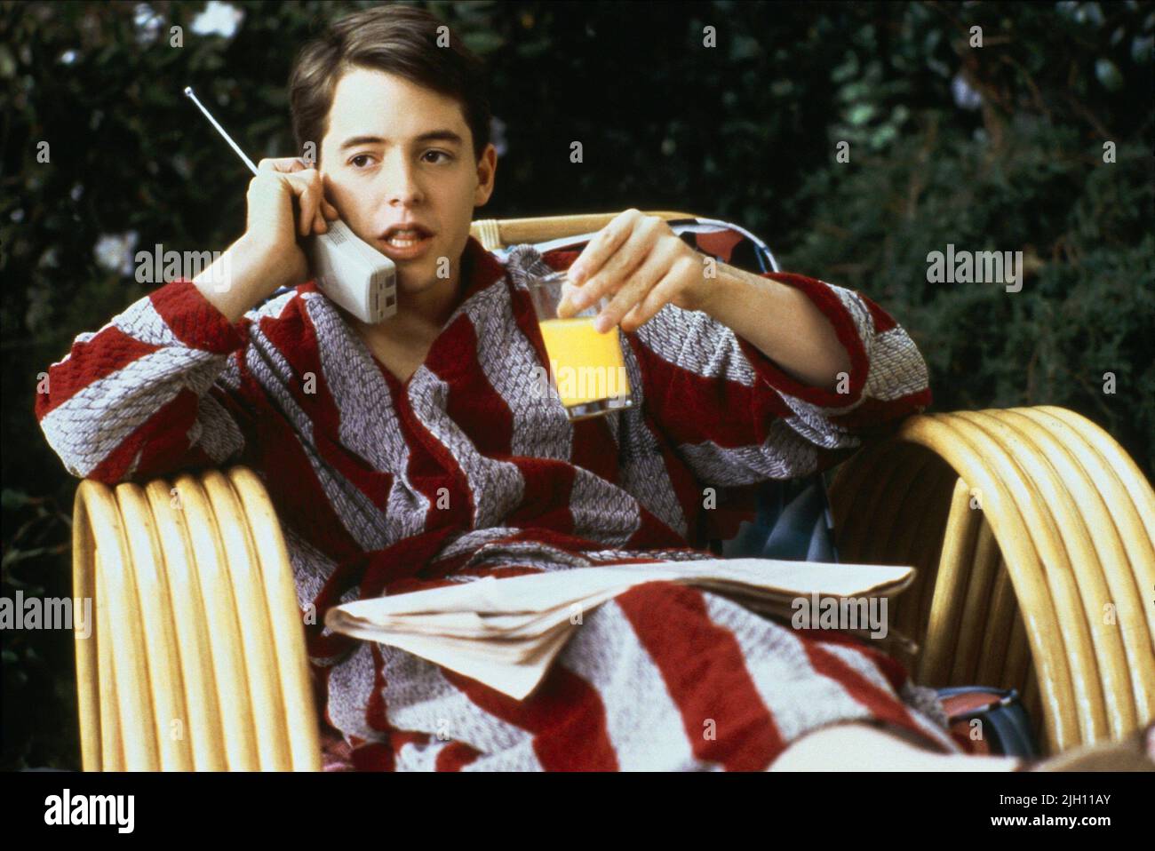 MATTHEW BRODERICK, FERRIS BUELLER'S DAY OFF, 1986 Stock Photo