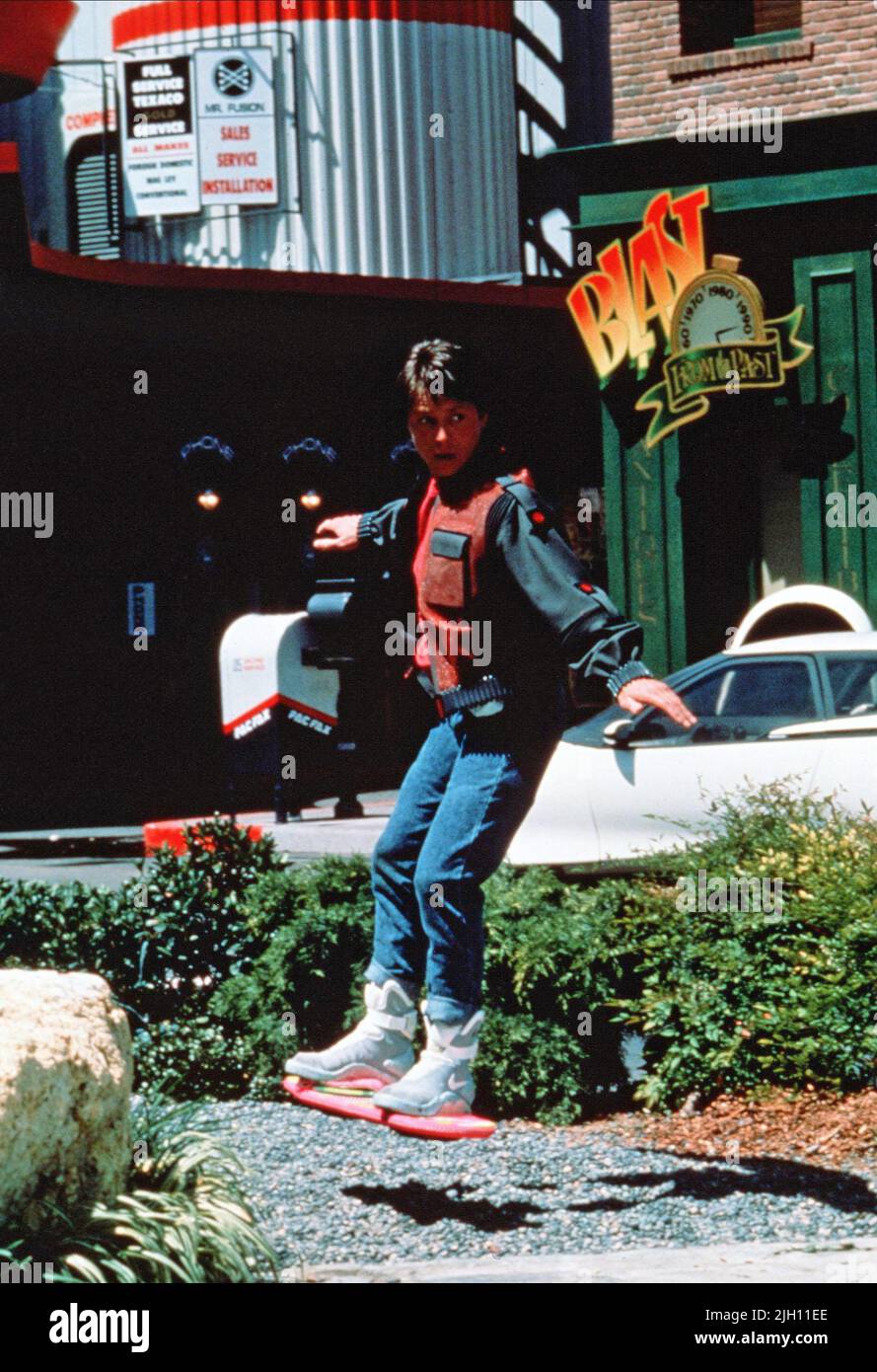 MICHAEL J. FOX, BACK TO THE FUTURE PART II, 1989 Stock Photo - Alamy