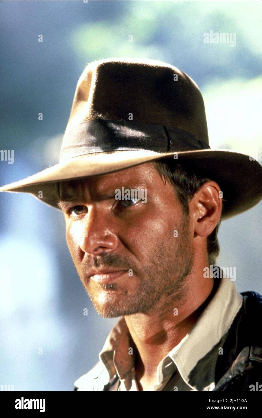 HARRISON FORD, RAIDERS OF THE LOST ARK, 1981 Stock Photo