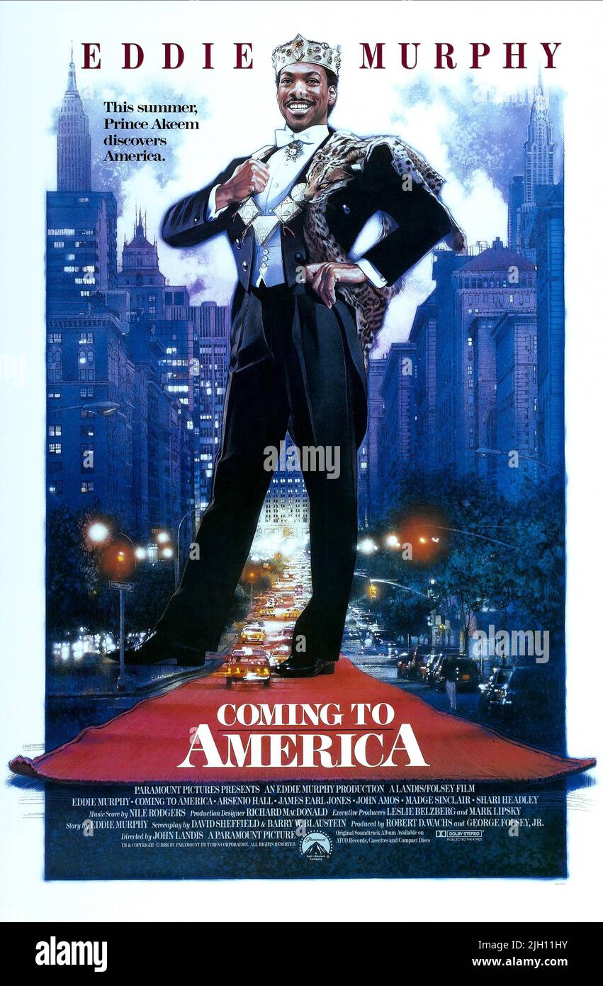 COMING TO AMERICA (1988) EDDIE MURPHY CTA 002 H Stock Photo - Alamy