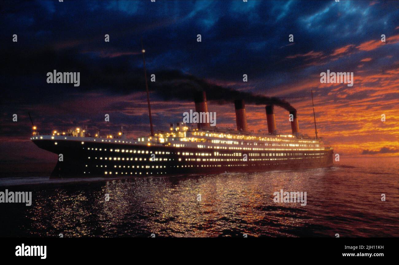SHIP SCENE, TITANIC, 1997 Stock Photo