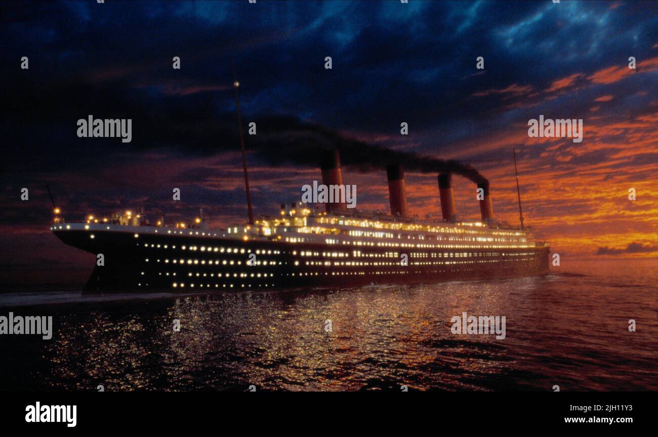 SHIP SCENE, TITANIC, 1997 Stock Photo