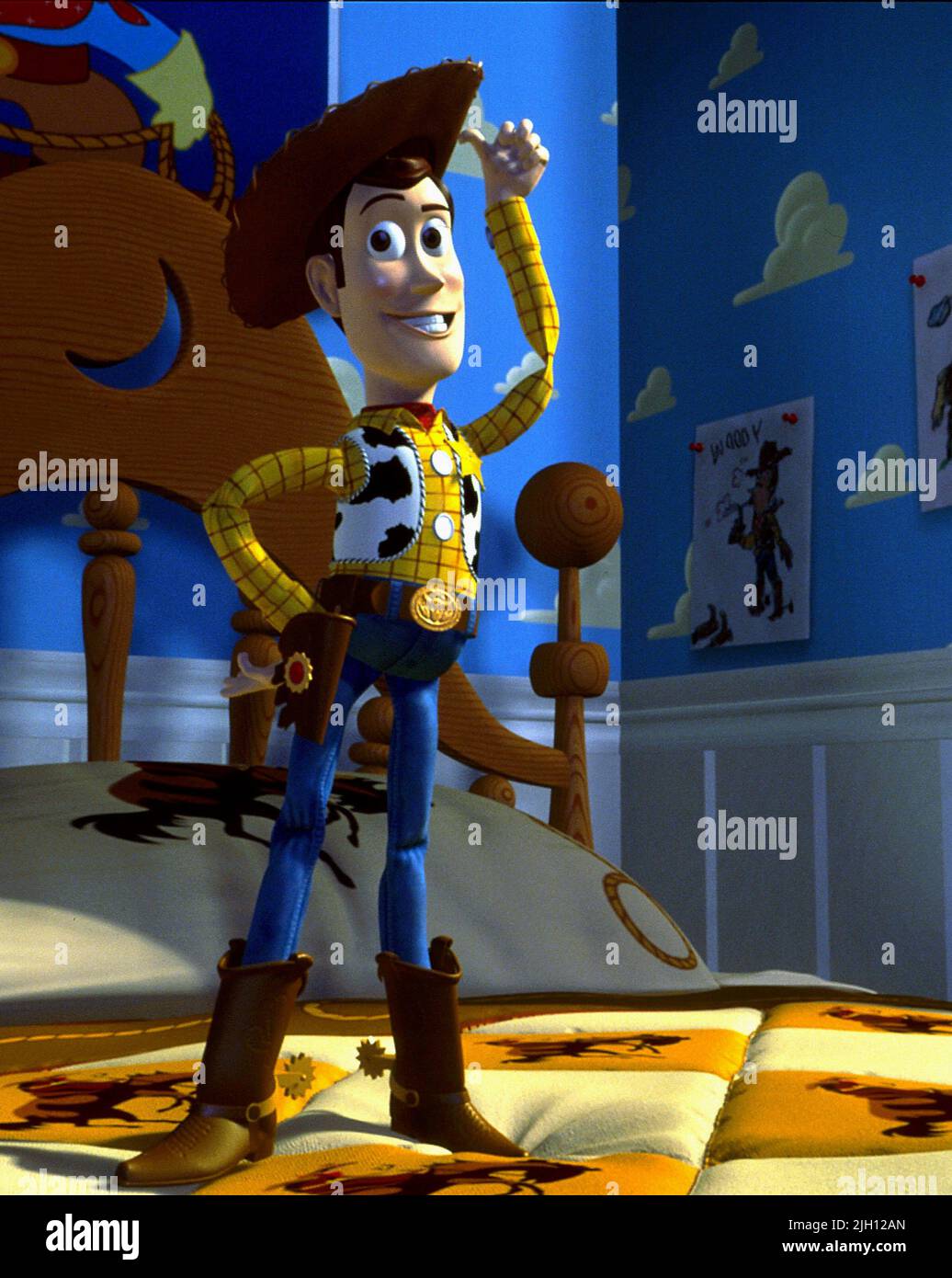 WOODY, TOY STORY, 1995 Stock Photo