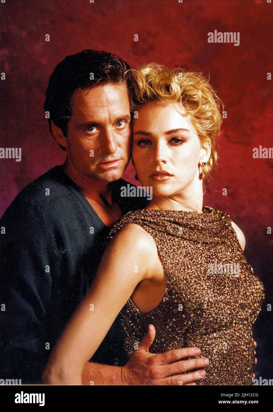 Basic Instinct 1992 TriStar Michael Douglas and Sharon Stone Stock Photo -  Alamy