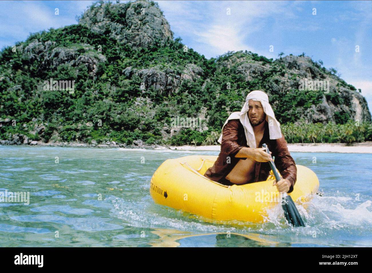 Tom hanks cast away 2000 stock photo alamy
