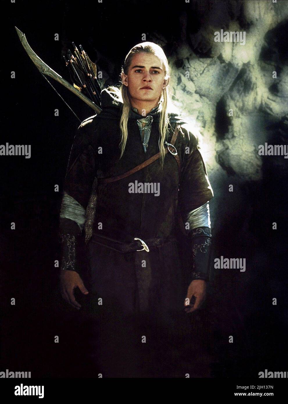ORLANDO BLOOM, THE LORD OF THE RINGS: THE FELLOWSHIP OF THE RING, 2001 Stock Photo