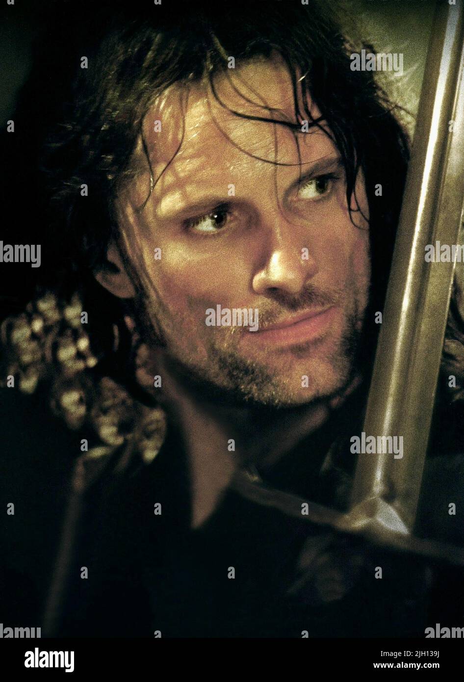 VIGGO MORTENSEN, THE LORD OF THE RINGS: THE FELLOWSHIP OF THE RING, 2001 Stock Photo