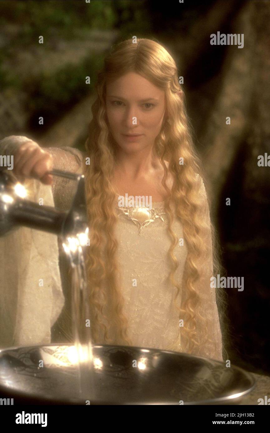 CATE BLANCHETT, THE LORD OF THE RINGS: THE FELLOWSHIP OF THE RING, 2001 Stock Photo