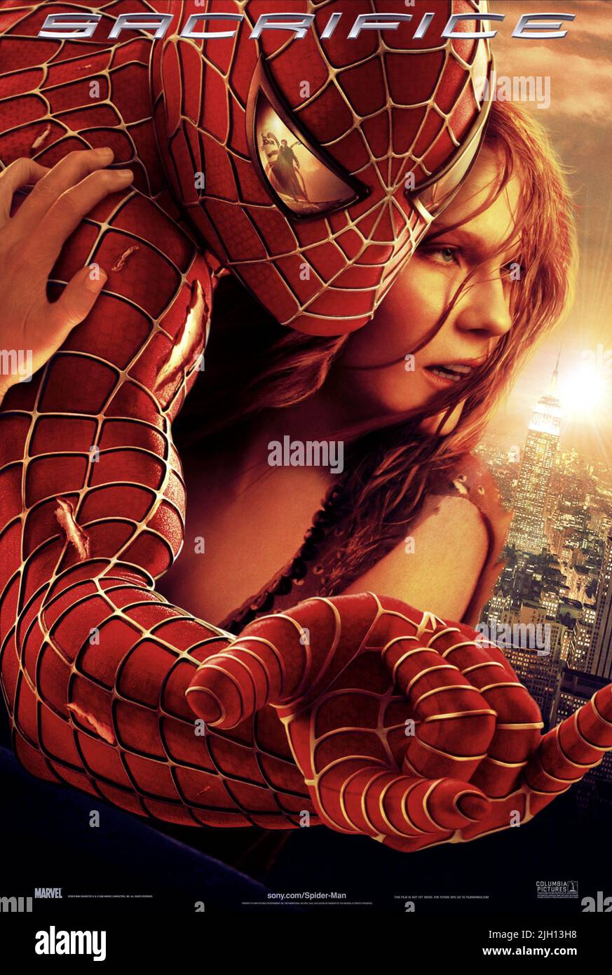 MAGUIRE,POSTER, SPIDER-MAN 2, 2004 Stock Photo