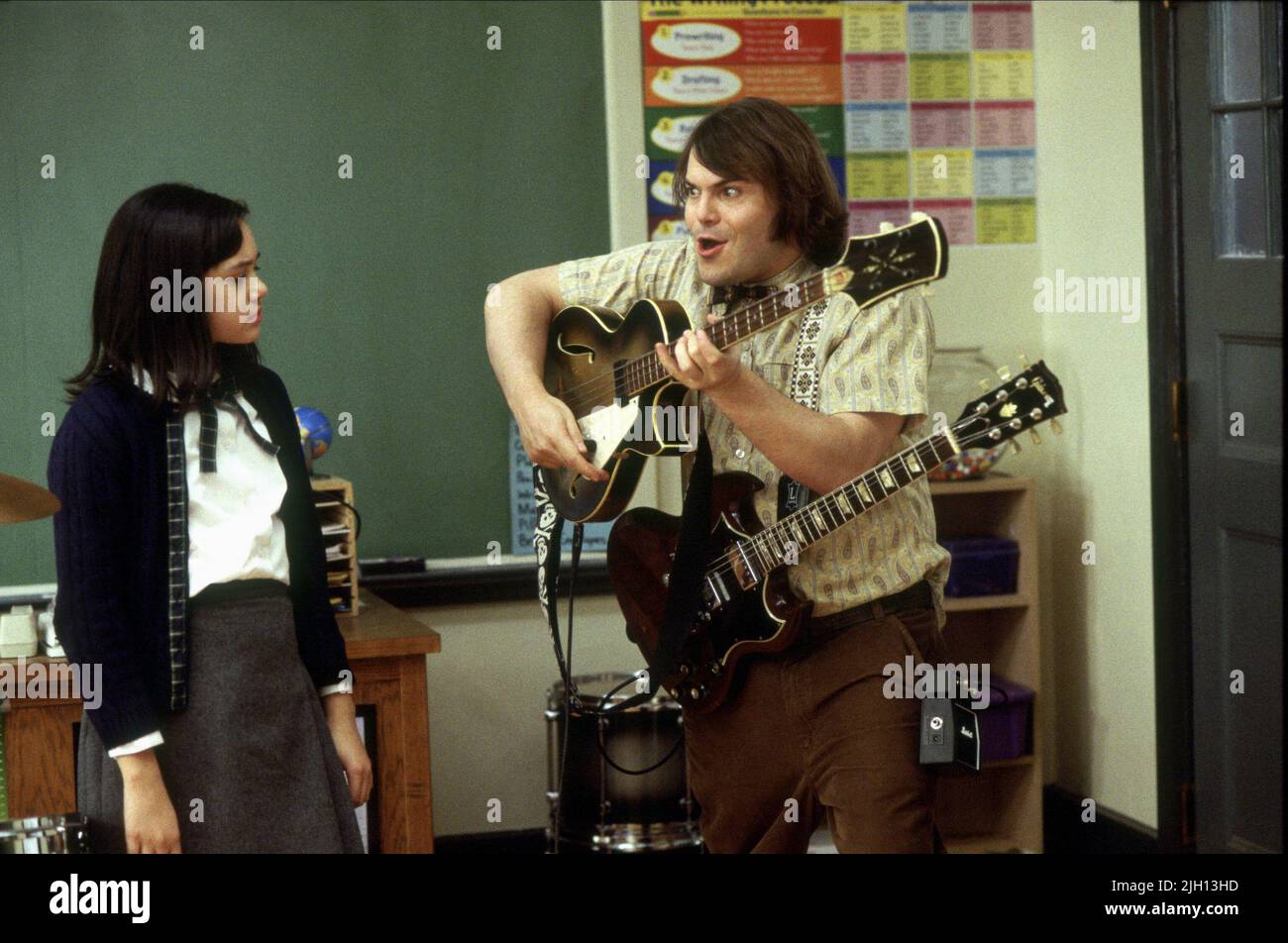 JACK BLACK SIGNED Photo School of Rock W/coa 