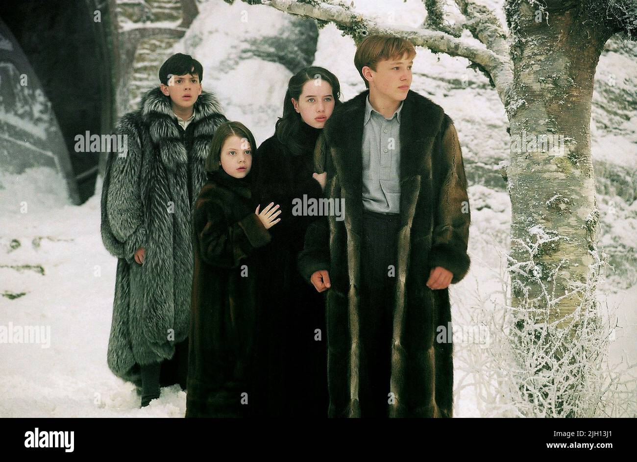 KEYNES,HENLEY,POPPLEWELL,MOSELEY, THE CHRONICLES OF NARNIA: THE LION  THE WITCH AND THE WARDROBE, 2005 Stock Photo