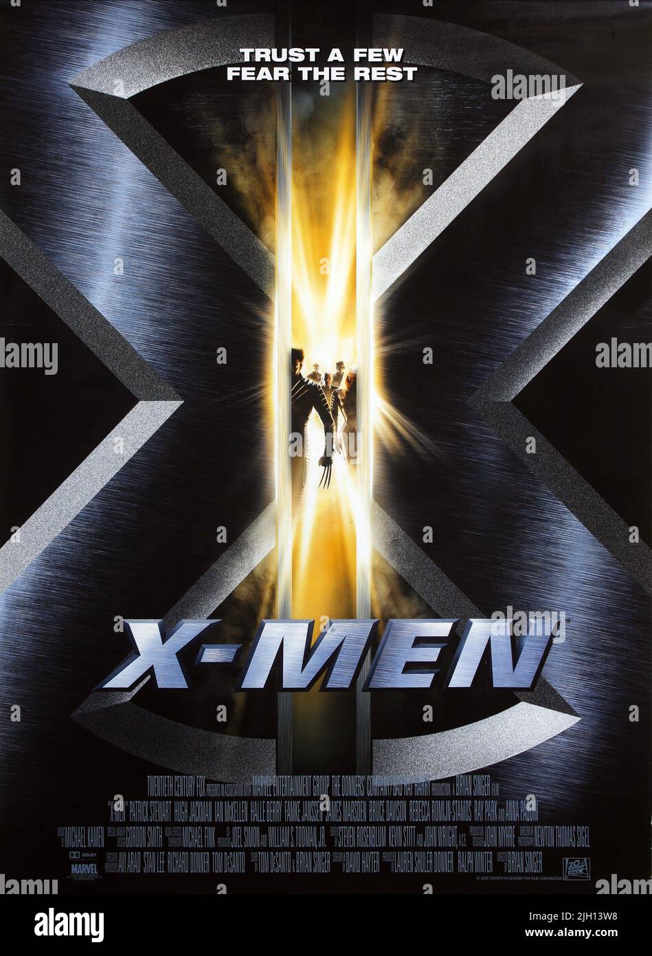 FILM POSTER, X-MEN, 2000 Stock Photo