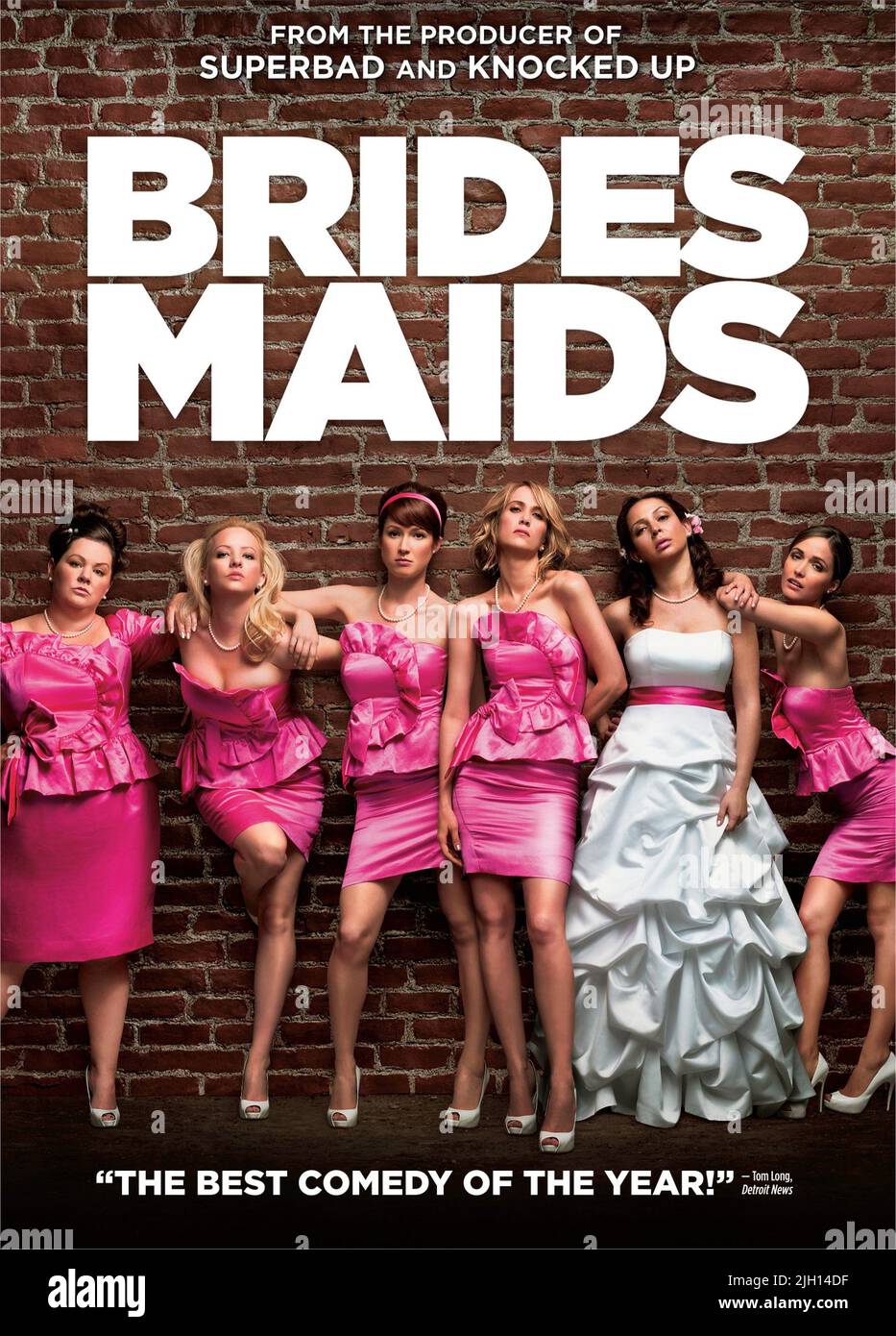 MCCARTHY,MCLENDON-COVEY,KEMPER,WIIG,RUDOLPH,BYRNE, BRIDESMAIDS, 2011 Stock Photo