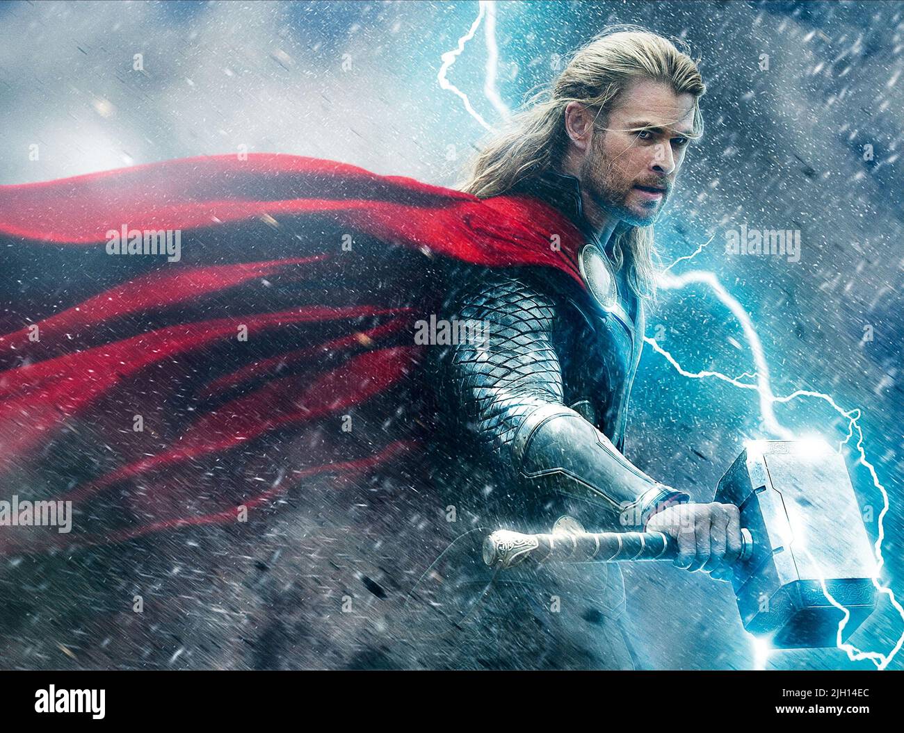 CHRIS HEMSWORTH, THOR: THE DARK WORLD, 2013 Stock Photo