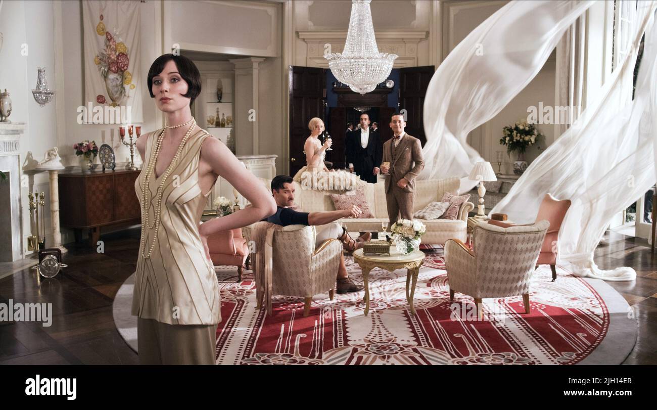 DEBICKI,EDGERTON,MULLIGAN,MAGUIRE, THE GREAT GATSBY, 2013 Stock Photo