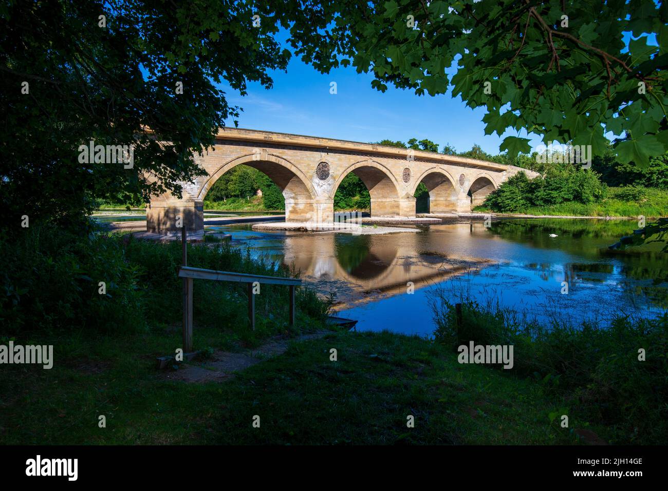 Coldstream Bridge the crossing of the Scottish Border. It was here that