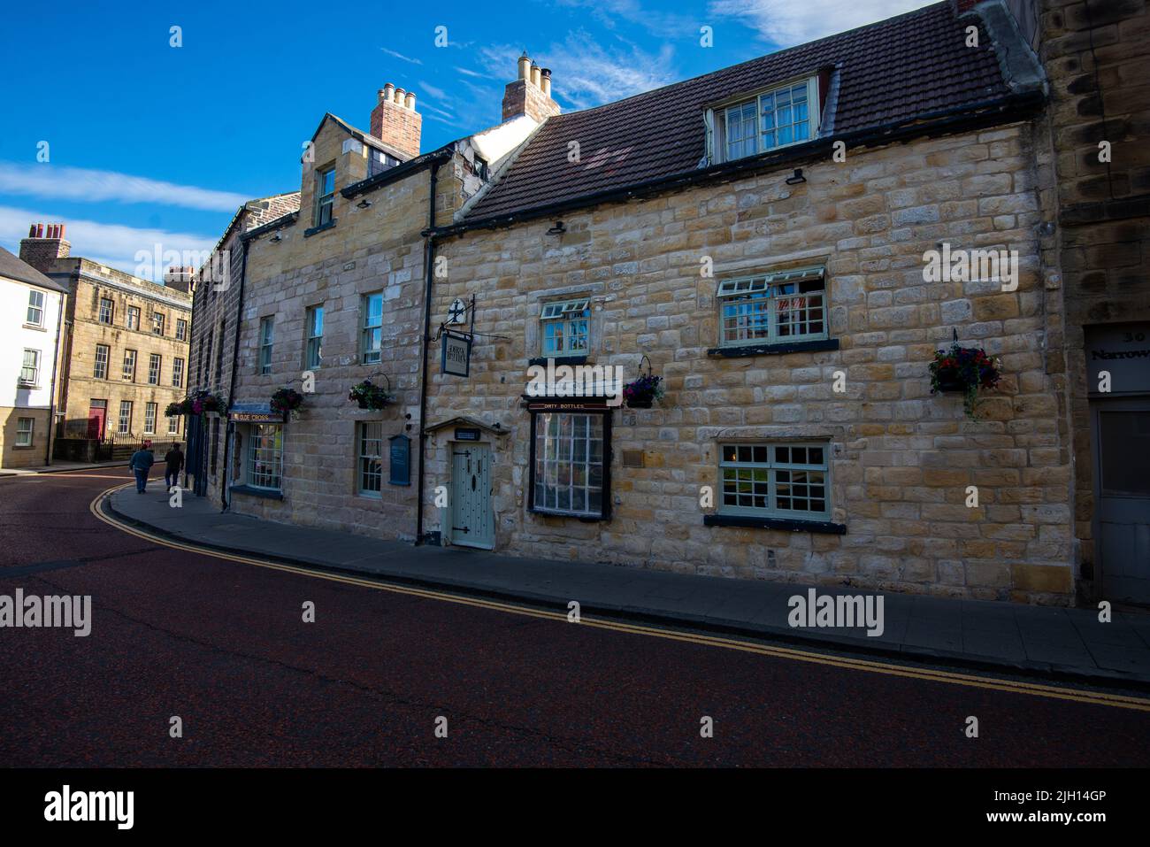 The Dirty Bottles, Alnwick, Northumberland, England Stock Photo