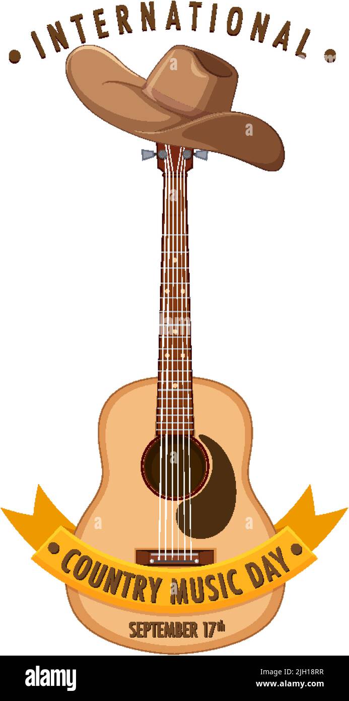 International Country Music Day illustration Stock Vector Image & Art ...