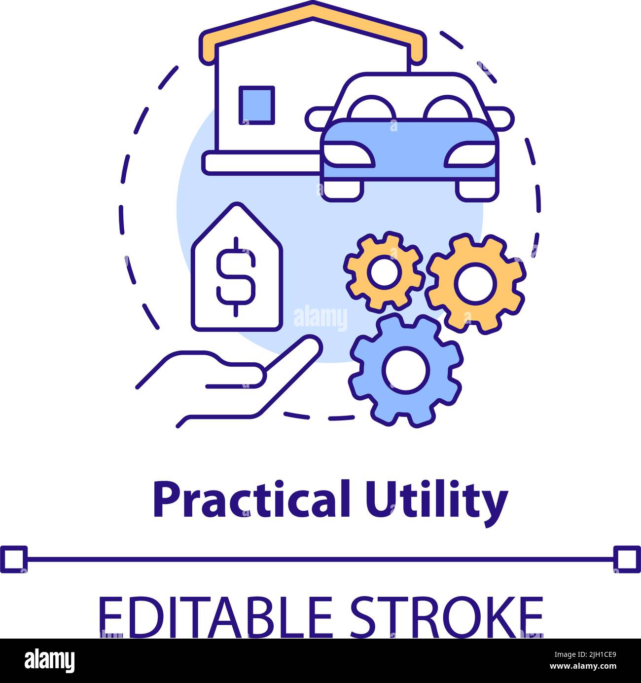 Practical utility concept icon Stock Vector Image & Art - Alamy