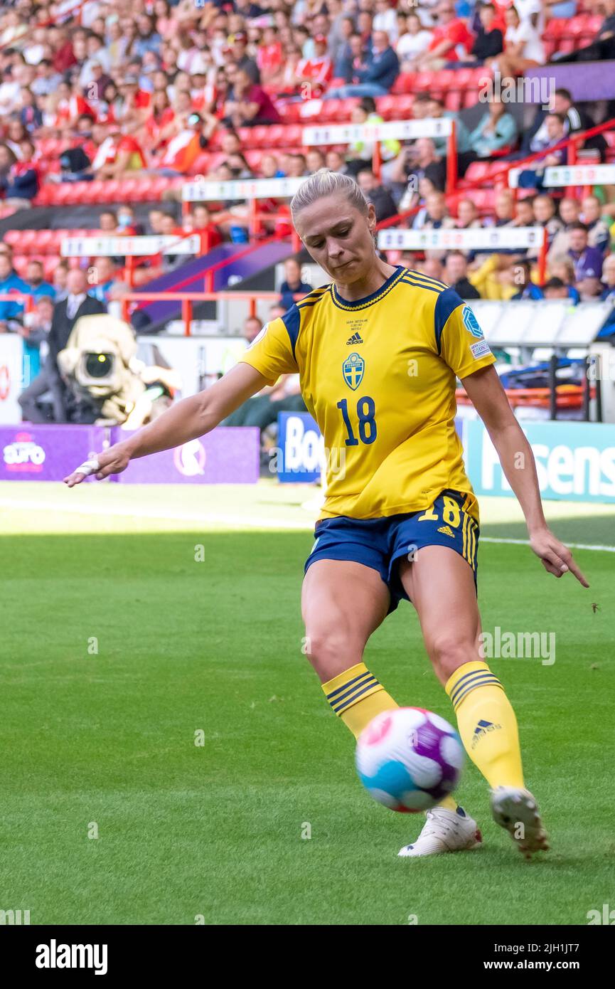 Fridolina Rolfo (Sweden Women) during the Uefa Women s Euro England
