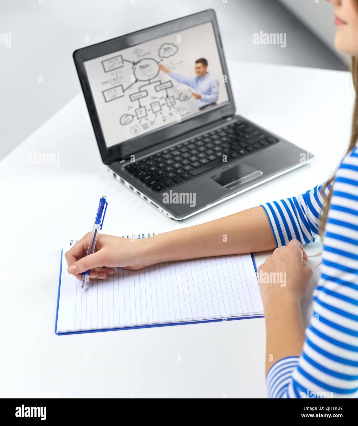 School desk pen exercise book hi-res stock photography and images - Alamy