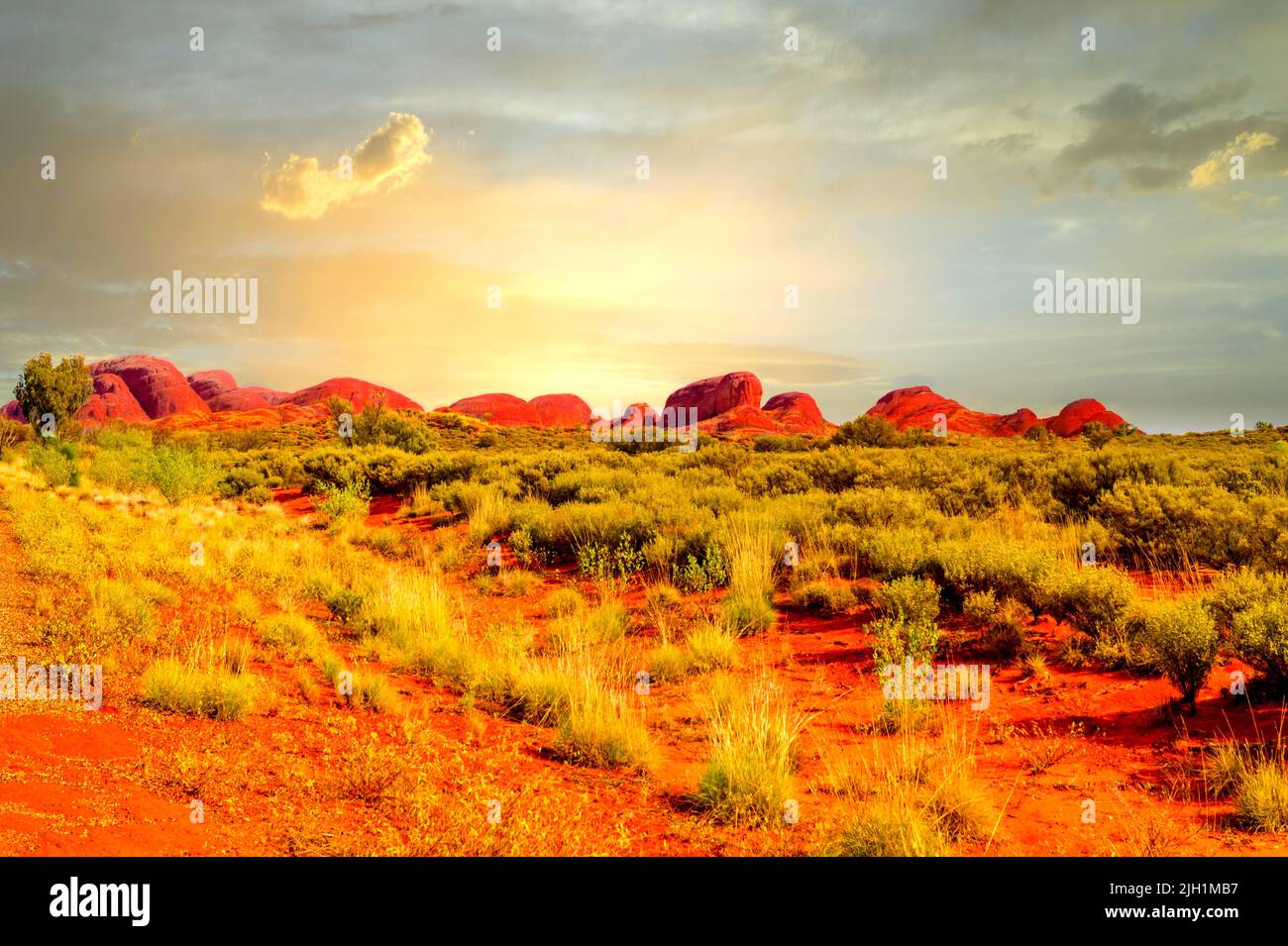 Outback Landscape, Nature, in Australia Stock Photo