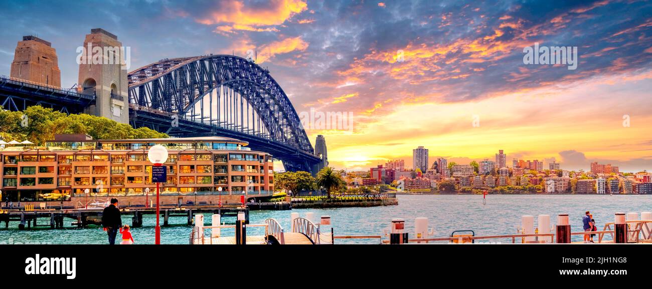 Bridge in Sydney, Australia Stock Photo