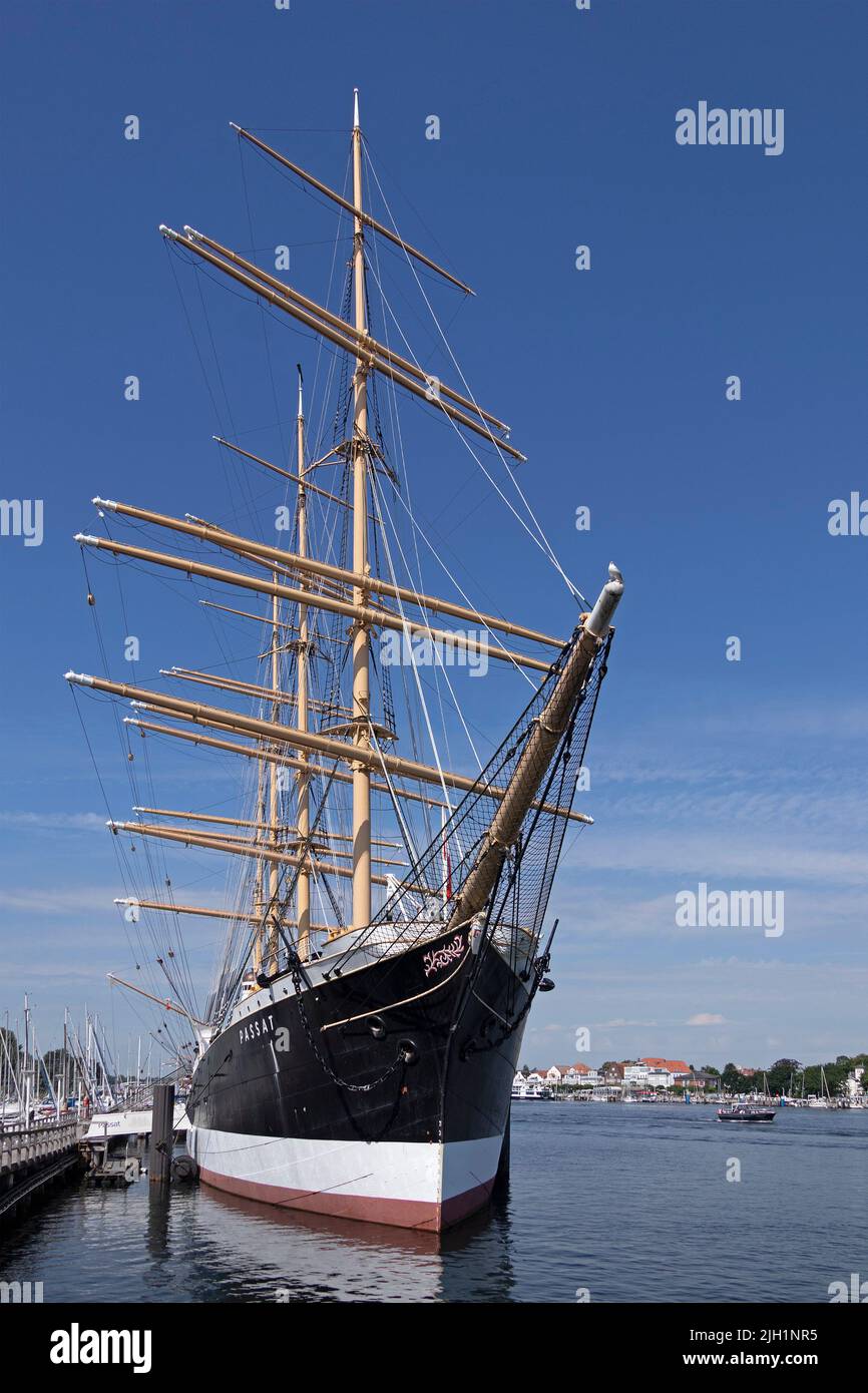 Museum sailing ship Passat, Priwall, Travemünde, Lübeck, Schleswig-Holstein, Germany Stock Photo