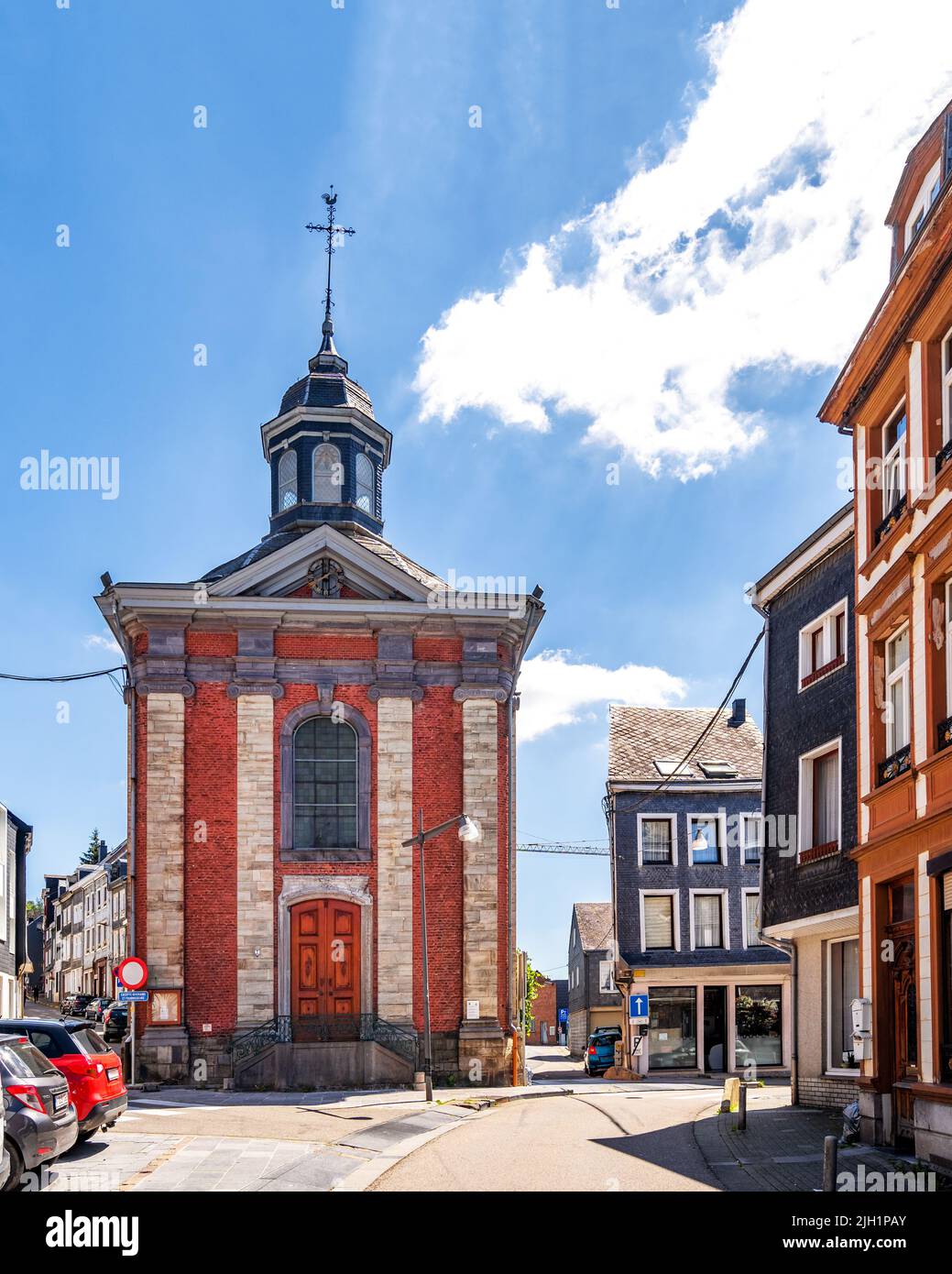 Resurrection Chapel in Malmedy, Belgium Stock Photo