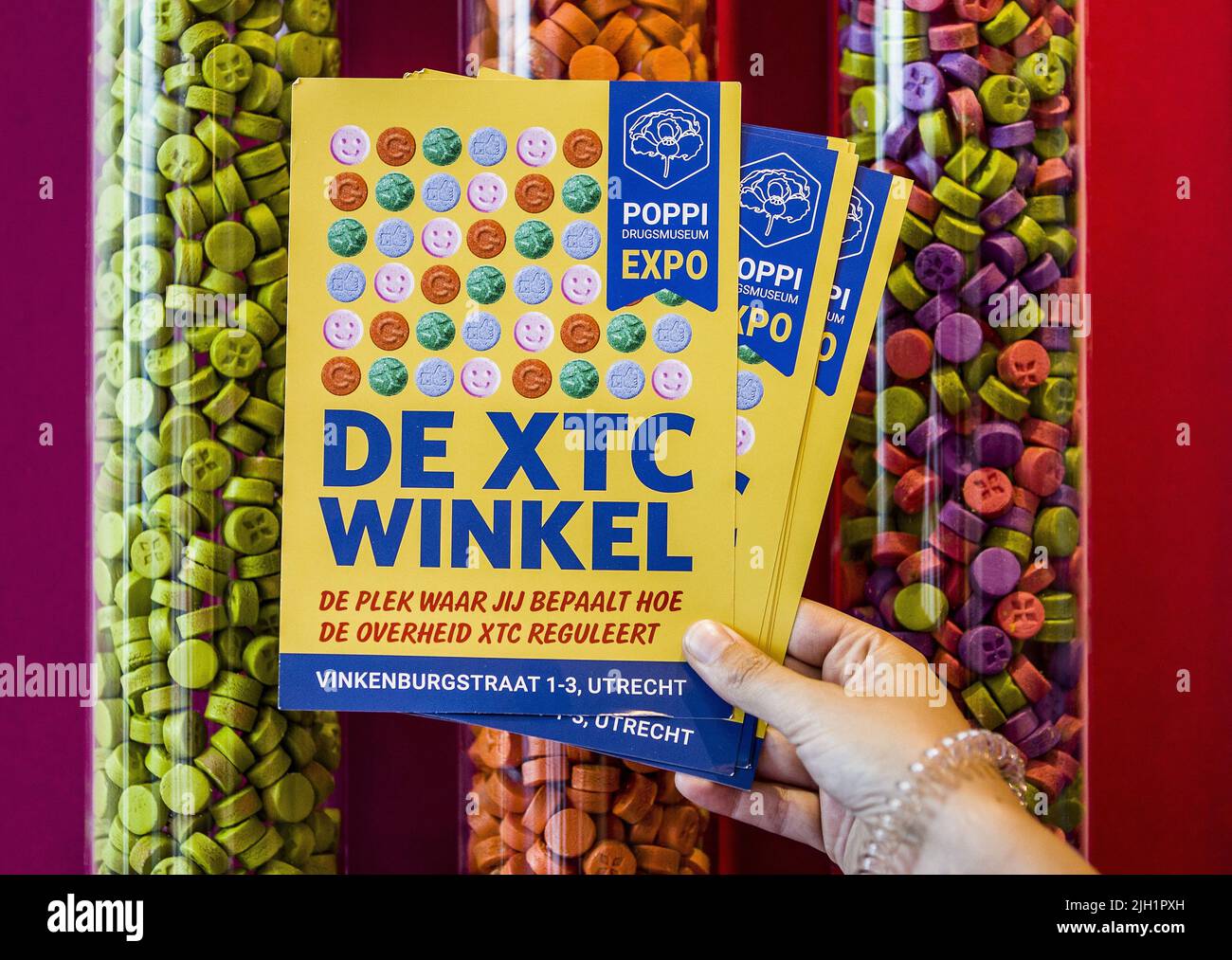 20220714 123853 UTRECHT Drug museum Poppi opens a popup ecstasy