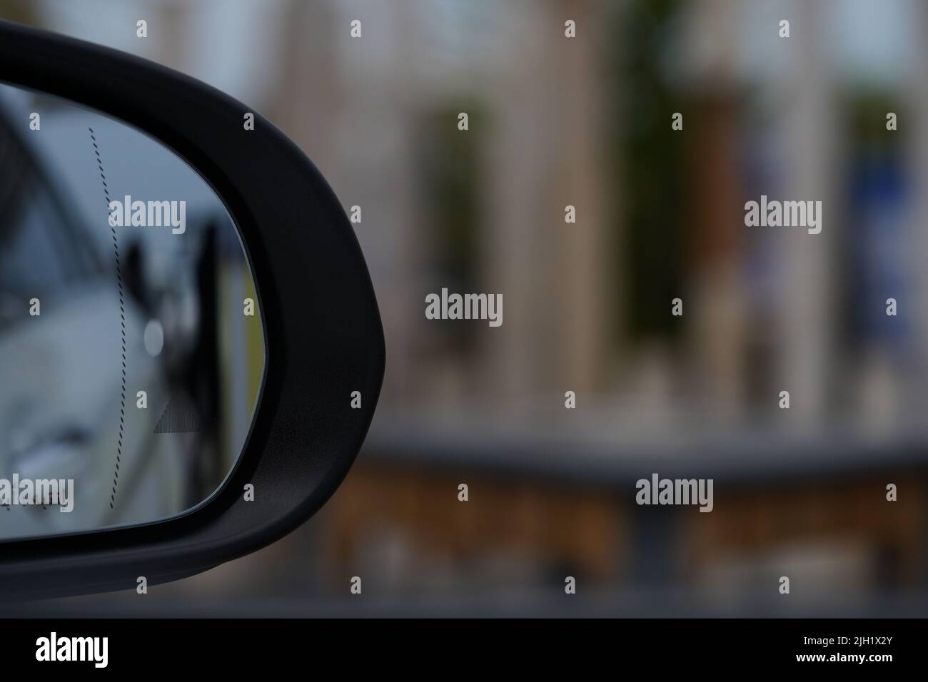 side rear-view mirror on a car Stock Photo - Alamy