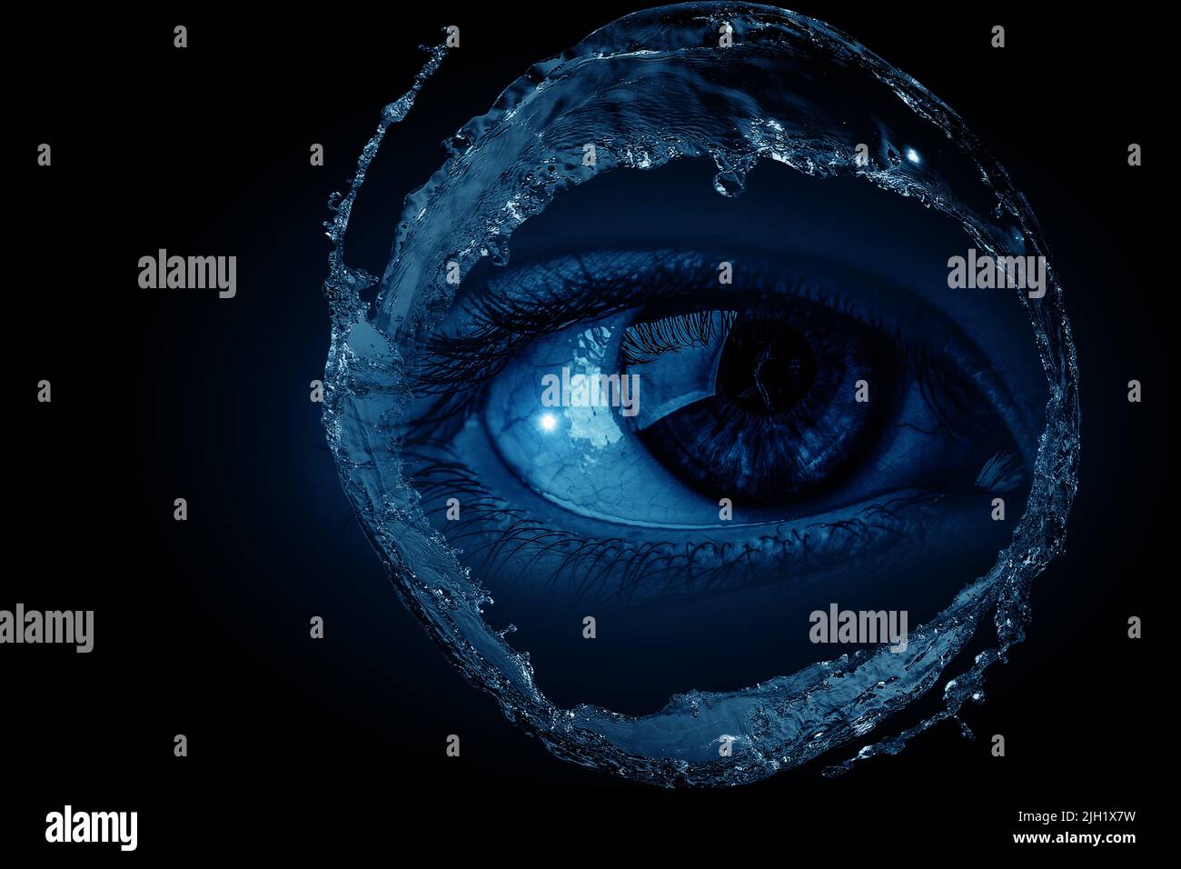Macro image of human eye Stock Photo Alamy